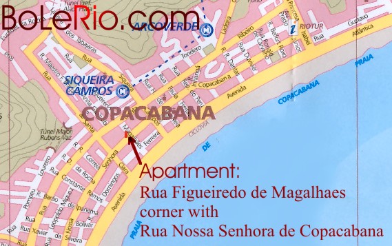 Map of apartment 1 BoLeRio
